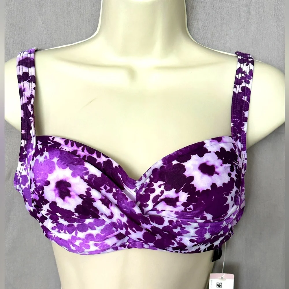 NWT Bisou Bisou Women’s Swimwear One-piece Size L - Picture 1 of 4